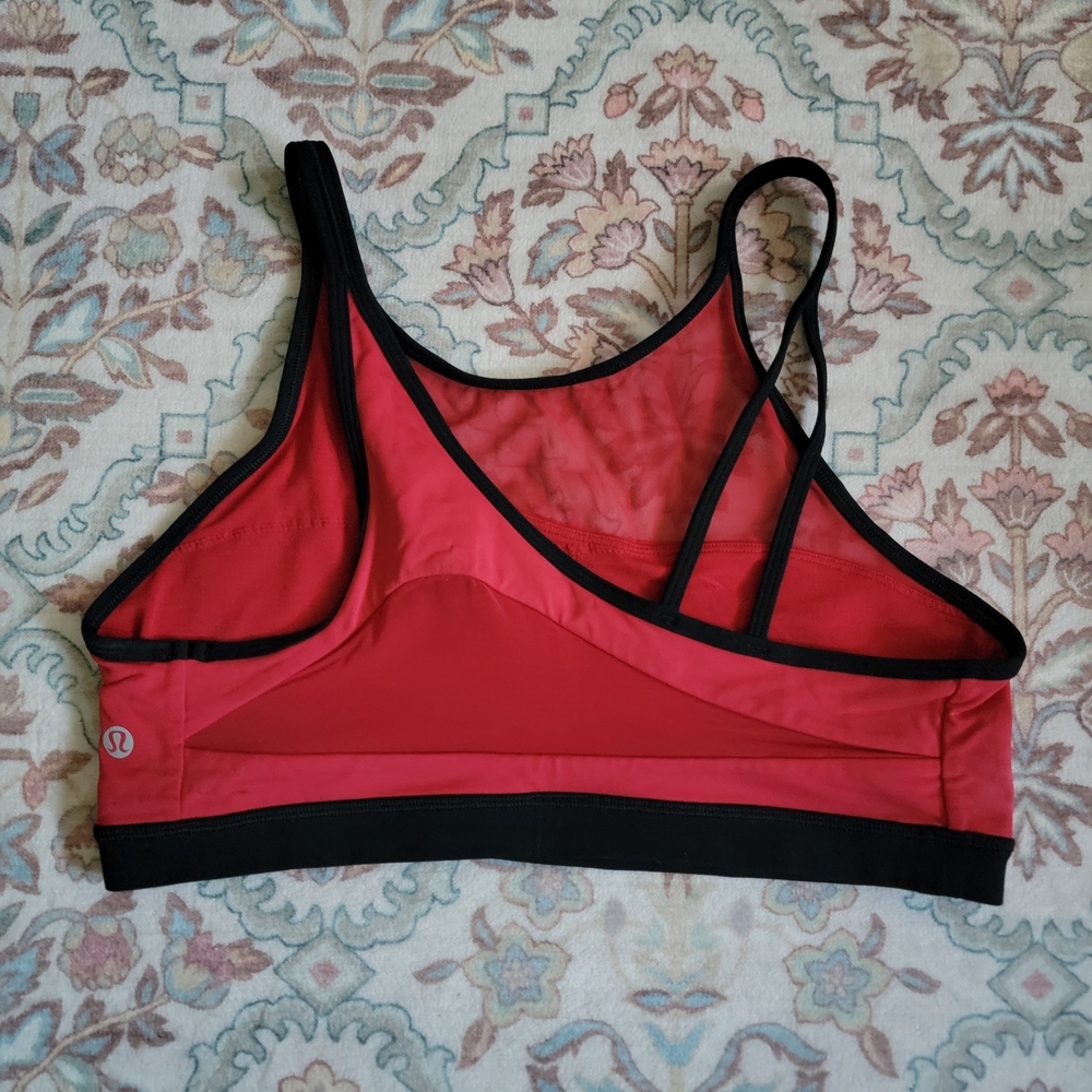 lululemon athletica Women's Red Sports Bra